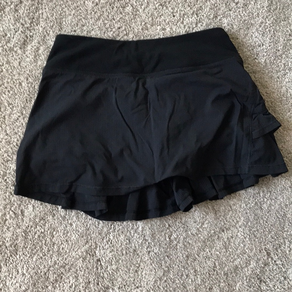 Ivivva black girls tennis skirt